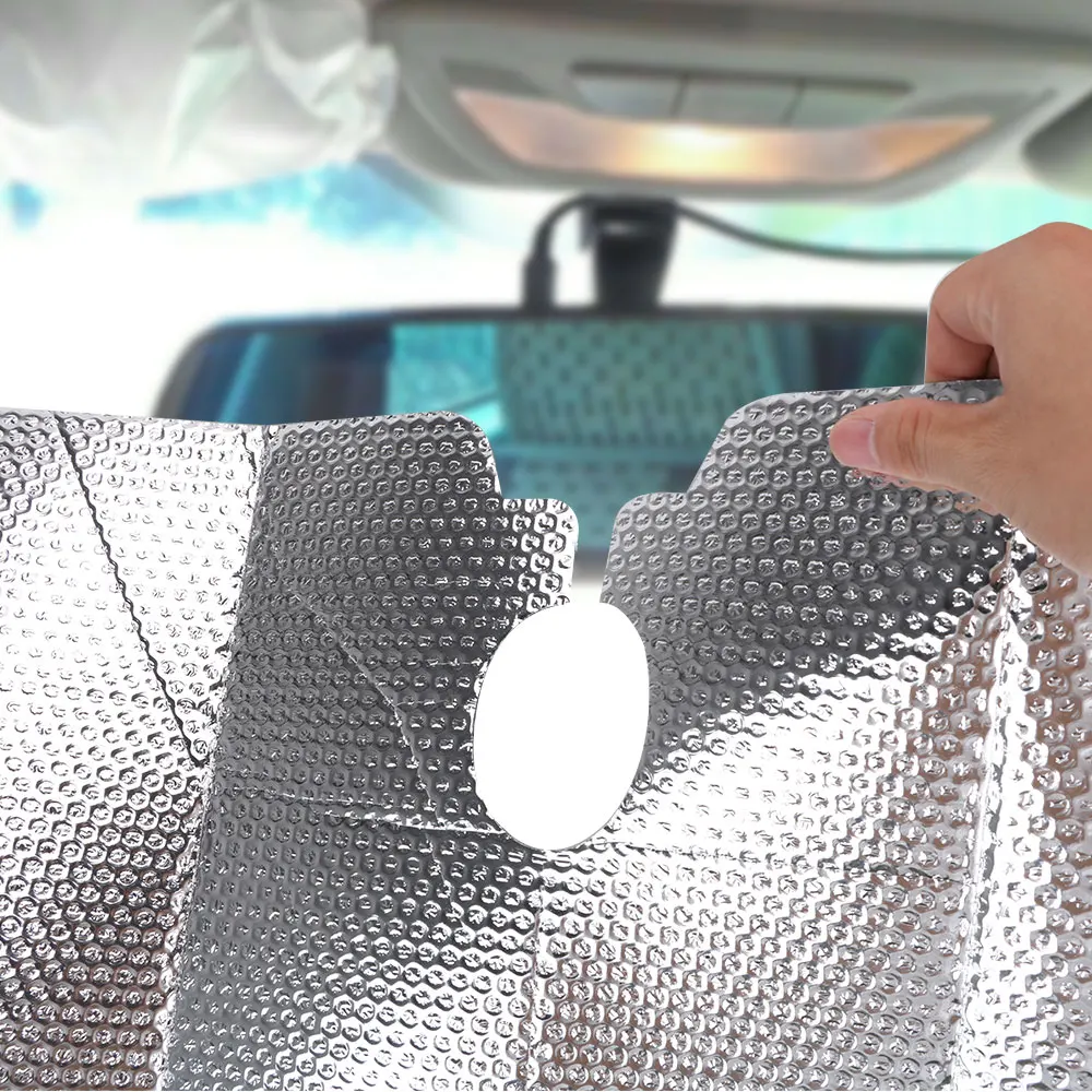 

Universal Car Sun Shade Cover Folding Window Film For SUV Sedan Hatchback Anti-UV Car Window Shade Sun Block Cover Front Window