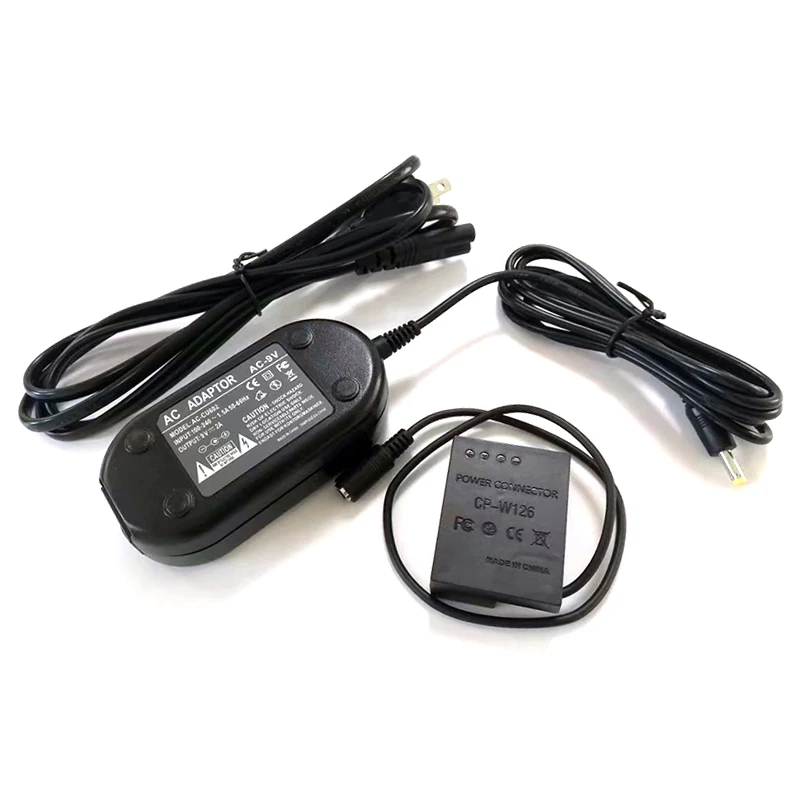 AC-9V CP-W126 адаптер переменного тока для ЖК-дисплея с подсветкой Fujifilm Камера X-A1 X-A2 X-E1 X-E2 X-Pro1 X-T1 X-T10 XT20 T30 X-H1 HS30EXR HS33EXR HS35EXR HS50EXR