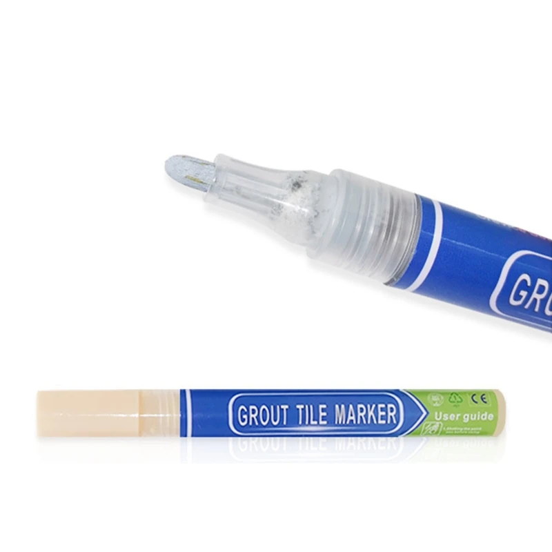 

Home Tile Grout Pen Refill Wall Grout Refresher Marker Water Resistant Instant Repair Anti Mould for Kitchen Bathroom