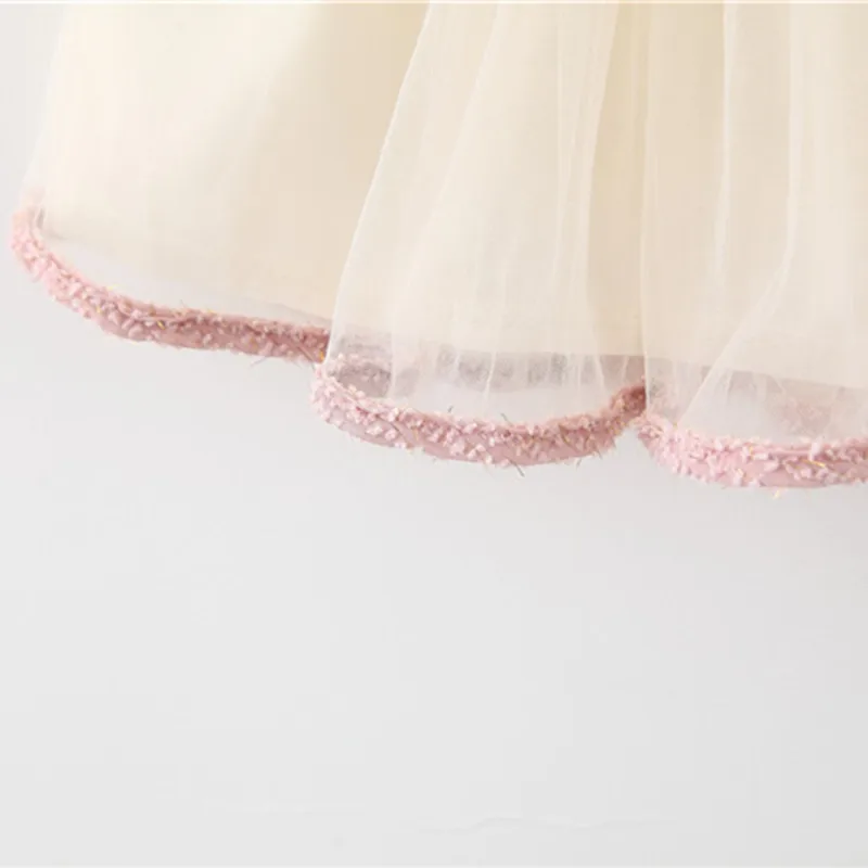 

DFXD Korean Baby Girl Summer Dresses 2020 Fashion Short Sleeve Yarn Ball Gown Princess Dresses Newborn Clothes 6M-3T Vestidoes