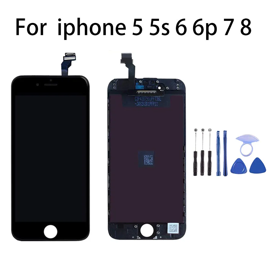 Акция ЖК дисплей для iPhone 5 6 7 8 сенсорный экран Замена P + инструменты подарок 100% AAA
