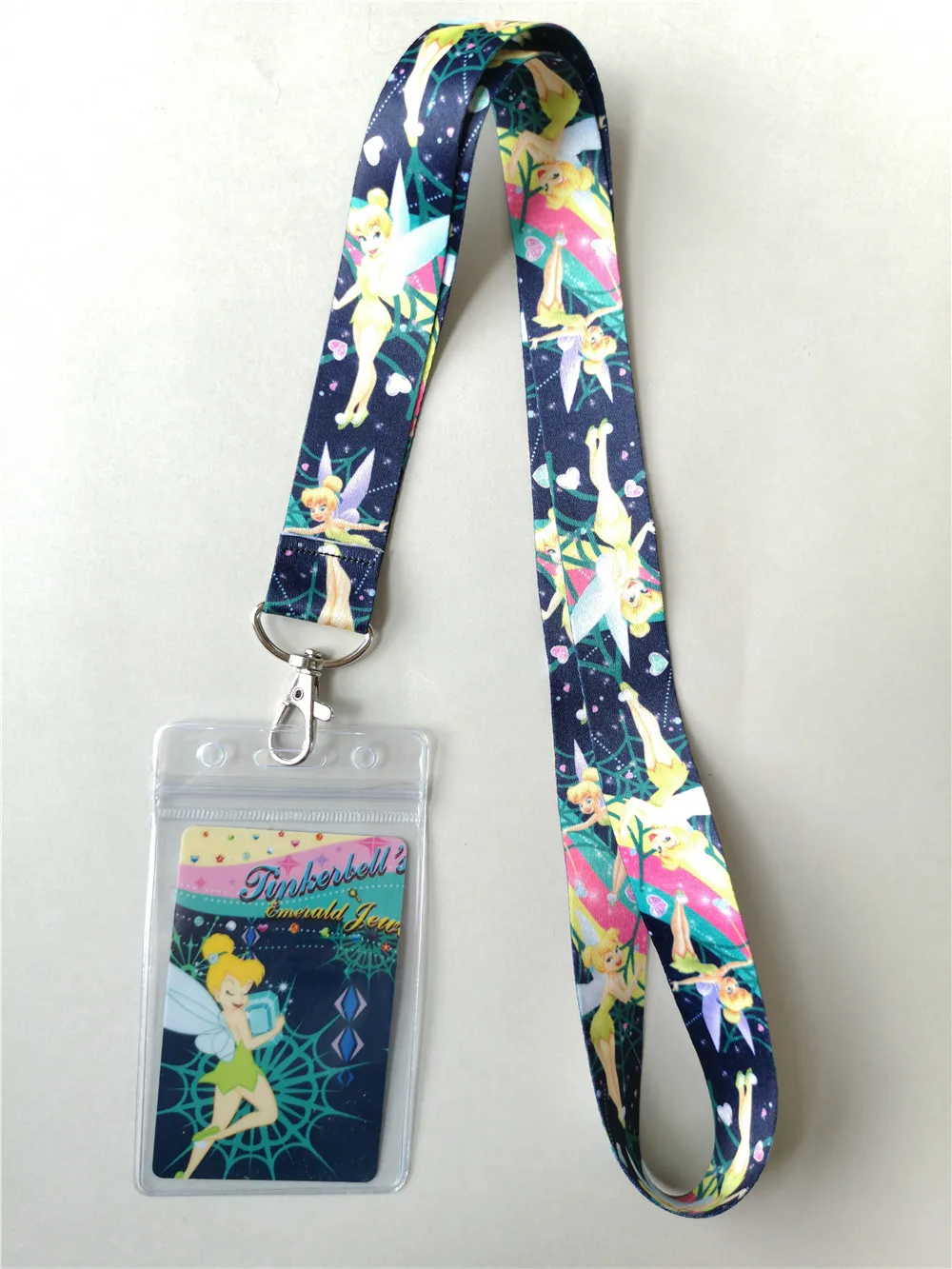 1 шт. мультяшный Тинкер Белл ПВХ Именной держатель для карт идентификационный