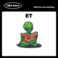 et embroidery patch alien decorative badges for clothes custom diy fashion ironing stickers applique accessories wholesale