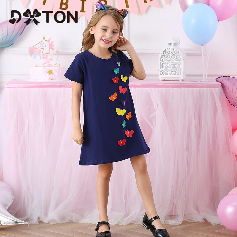 Kids Dress For Girls 2019 Summer Floral Princess Costumes Butterfly Party Vestdios Fille Robe With Appliques Girl Dresses | Детская