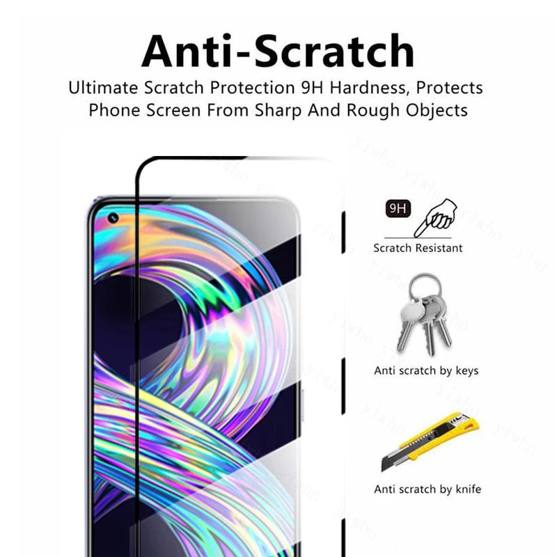 8 в 1 закаленное стекло для Oppo Realme Pro защита экрана камеры Realmy Realmi 8Pro Realme8 RMX3085 RMX3081 6 4