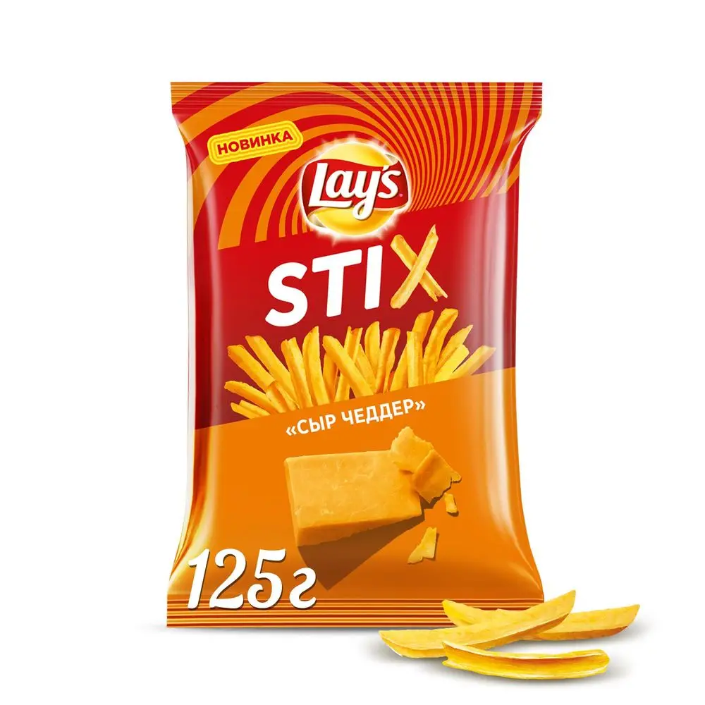 Чипсы Lay's Stix сыр Чеддер 125 г | Продукты