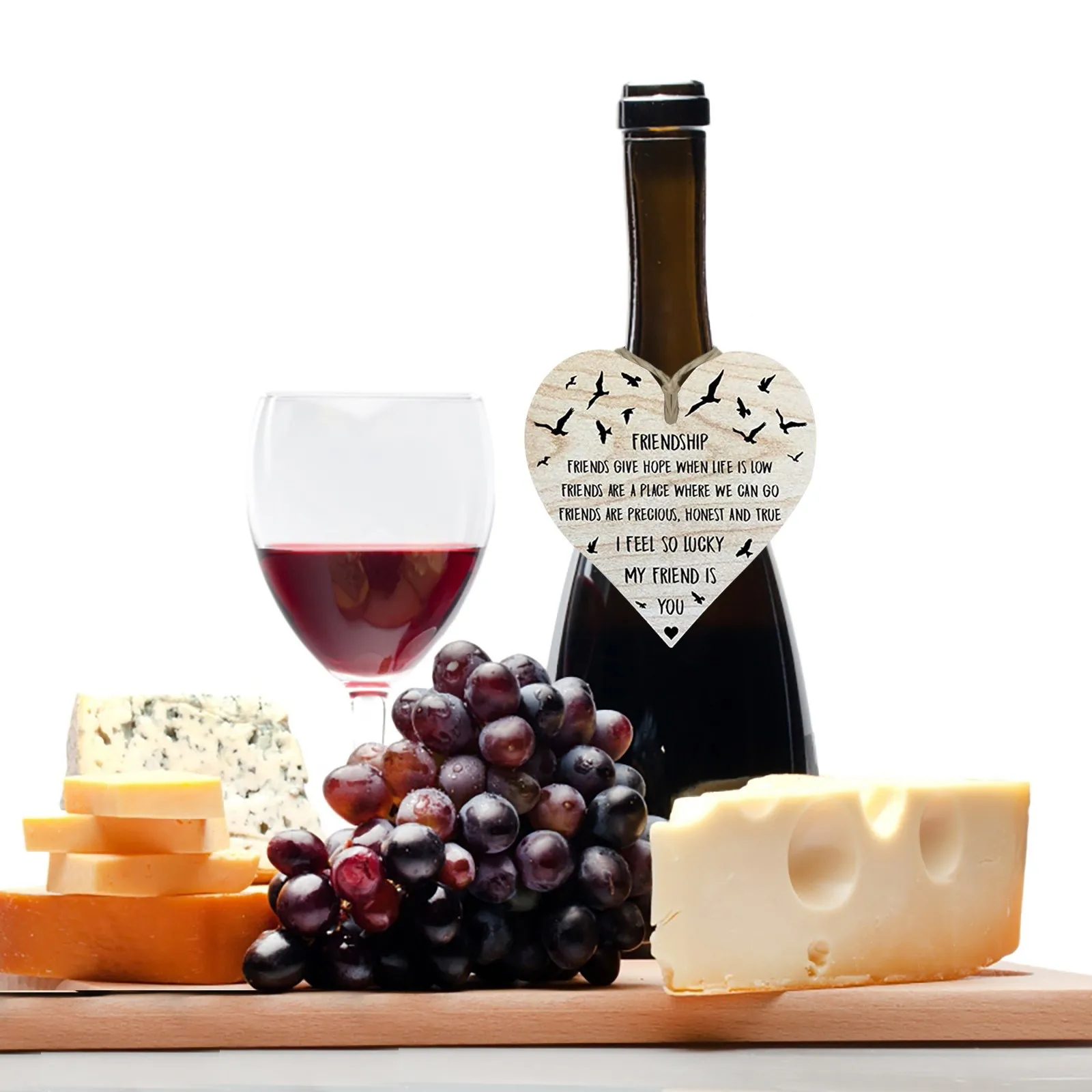 Декоративный деревянный подвесной знак в виде искусственной кожи Putuo милый