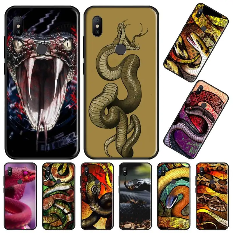 Чехол для телефона viper snake terror с изображением животных Xiaomi Redmi 4x5 plus 6A 7 7A 8 mi8 8lite 9 note 4