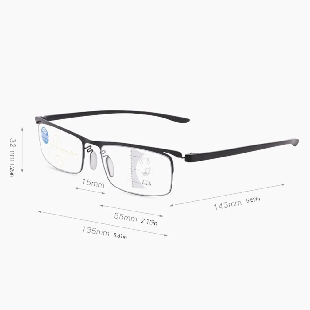 

Eyewear Smart zoom Progressive Multifocal Anti-blue Ray Reading Presbyopia Hyperopia Multifocal Parent's Care