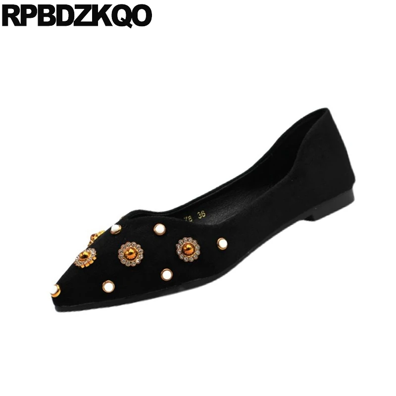 металл большой размер плоские Остроконечные шпилька жемчужный заклепка замша