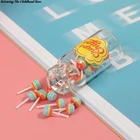 112 кукольный домик миниатюра Еда десерт сахара леденцы со Чехол держатель конфеты