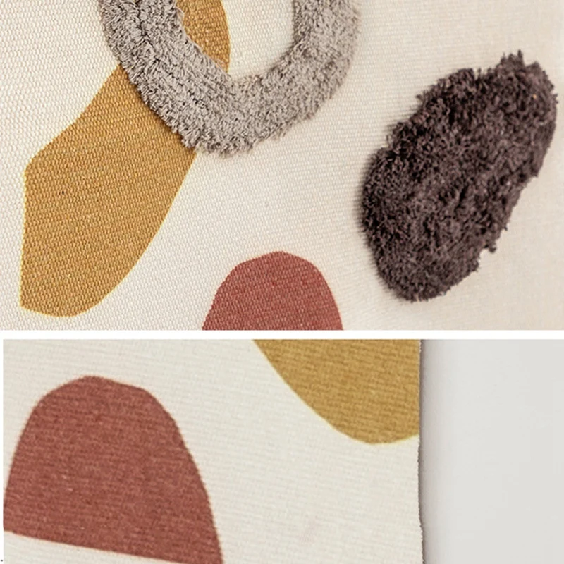 

Hand-Woven Homestay Boho Tassel Tapestry Dorm Wall Hanging Decoration Nordic Bohemian Room Geometric Tapestry