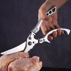 4cr1 3 кухонные мощные ножницы для куриных костей нож для куриных уток нож для рыбы ножницы из нержавеющей стали весы для чистки кулинарные ножницы