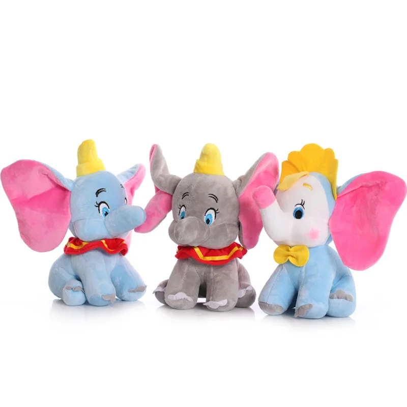

New 13-23cm Disney Movie Dumbo Kawaii Plush Pendant Dolls Toys for Girl Cute Elephant Animals Plush Toys Kids Birthday Xmas Gift