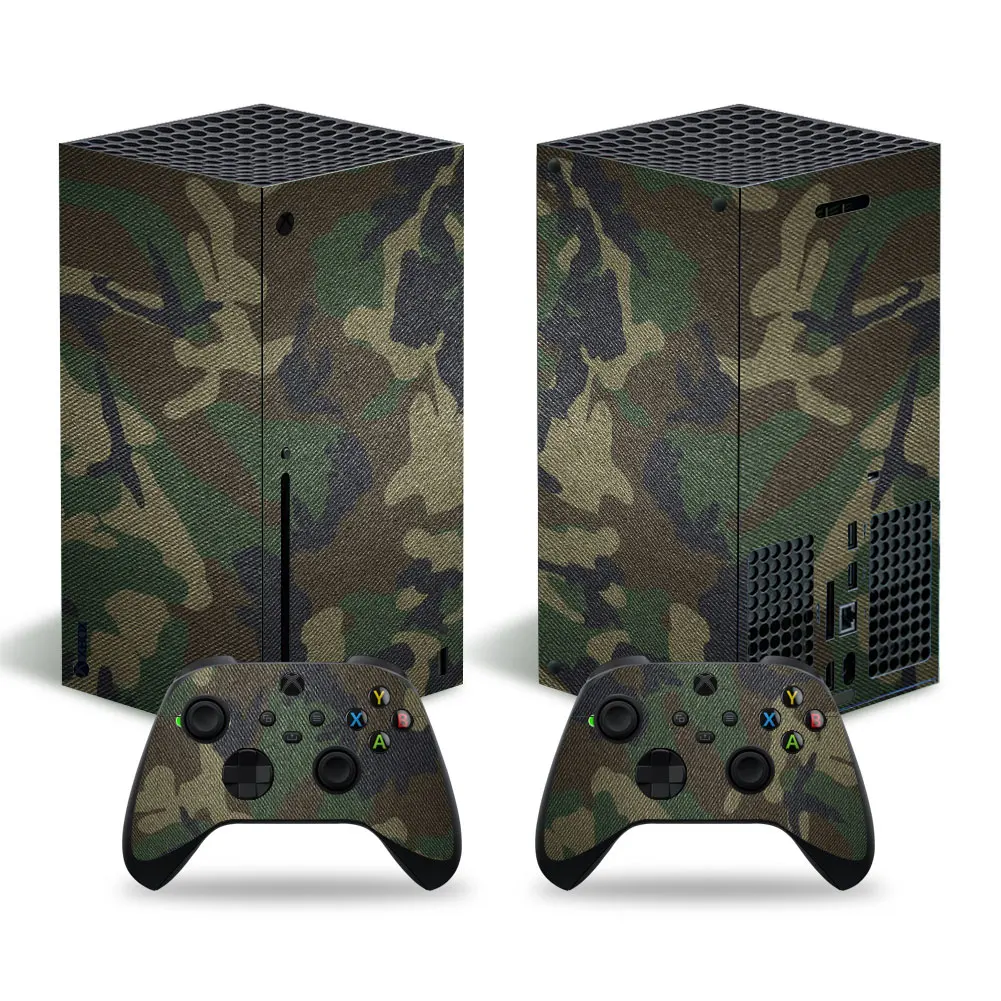 Виниловая наклейка из ПВХ для игровой консоли Xbox серии X + 2 контроллера|Наклейки| |
