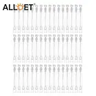 48 шт. пустые тюбики для мыльных пузырей, бутылки для мыла, украшения для свадьбы, дня рождения, фестиваля, вечеринки, компактные и портативные забавные уличные игрушки для детей