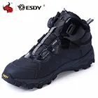 Мужские мотоциклетные ботинки ESDY, черные износостойкие кроссовки с быстрой реакцией для занятий спортом на открытом воздухе, скалолазания и тактические ботинки для пустыни