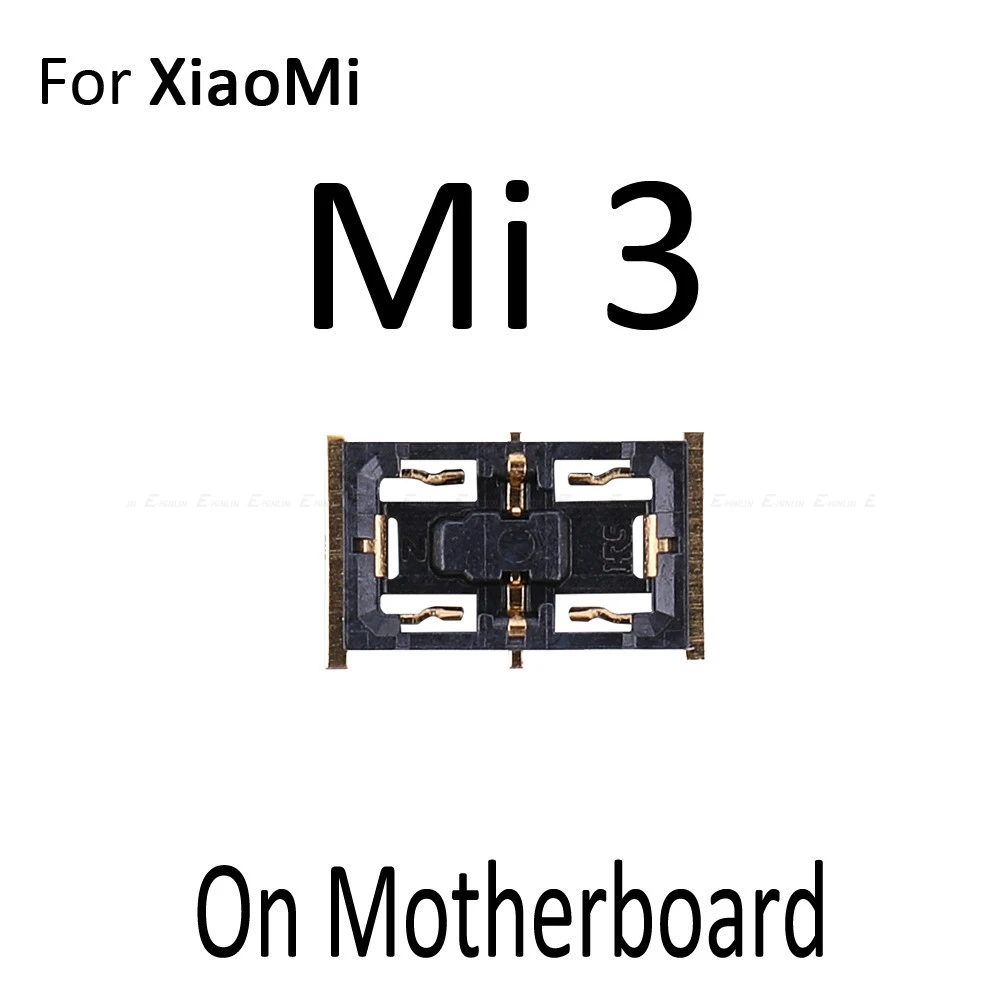 5 шт. разъем для аккумулятора внутренний FPC Разъем Панель зажим для Xiaomi mi 4C 4i mi x 2S Max Note 2 Red mi 3 Pro 3S 3X 4A Note 3 на плате - Цвет: For Xiaomi Mi 3