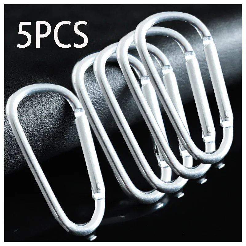 Карабин для ключей цветной карабин скалолазания D образный из алюминиевого