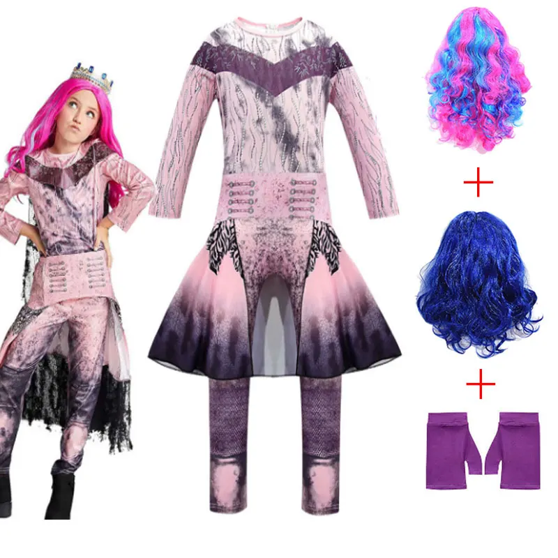 Детский костюм для косплея 3 маль Берта малефисент девочек Одежда вечевечерние