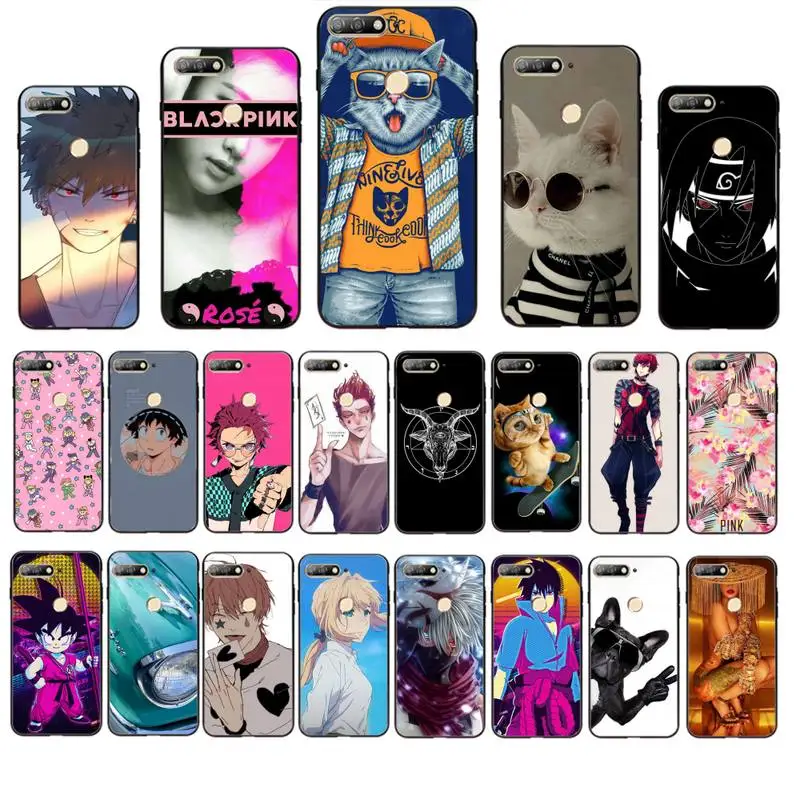 

YNDFCNB Phone Cover For Huawei Honor 7C Case On Huawei Honor7C 5.7 inch Soft Silicone Phone Cover For Huawei Honor 7C Aum-L41