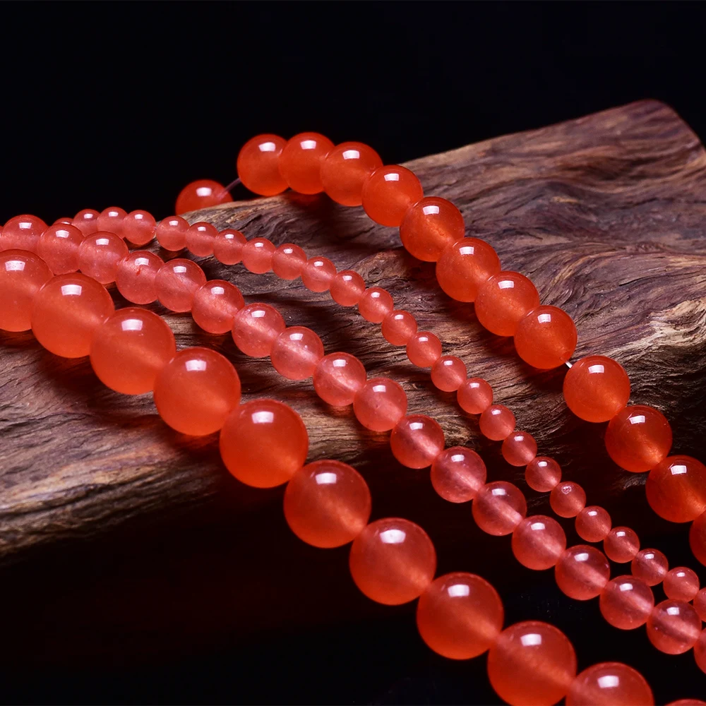 Asingeloo красный кварц натуральный камень бусины агат драгоценный для изготовления