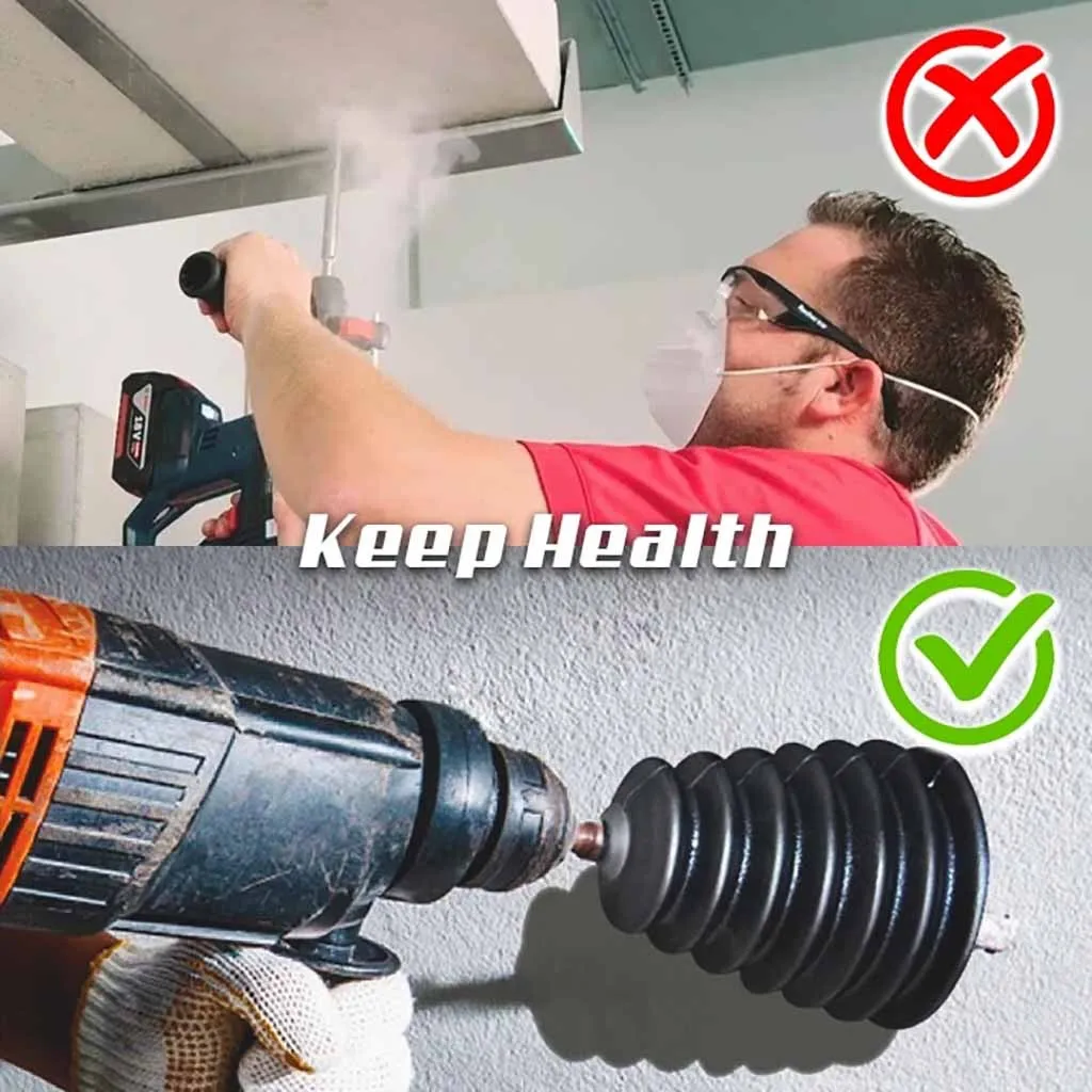 2PC rubber Electric Hammer Dust Cover Impact Drill Ash Bowl Collector Environmental protection concept supplies | Дом и сад