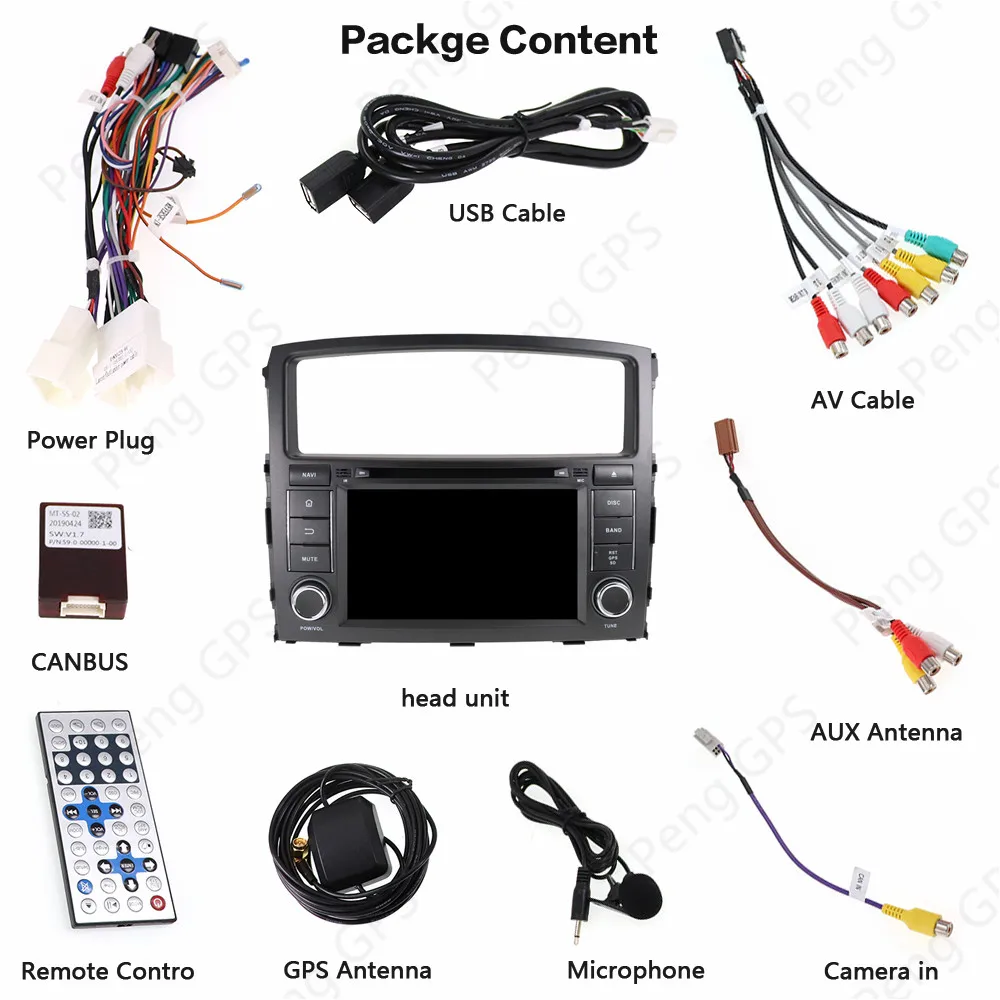 Android 9 DSP Автомобильный GPS Радио экран для MITSUBISHI PAJERO V97 V93 Shogun Montero 2006 + навигация