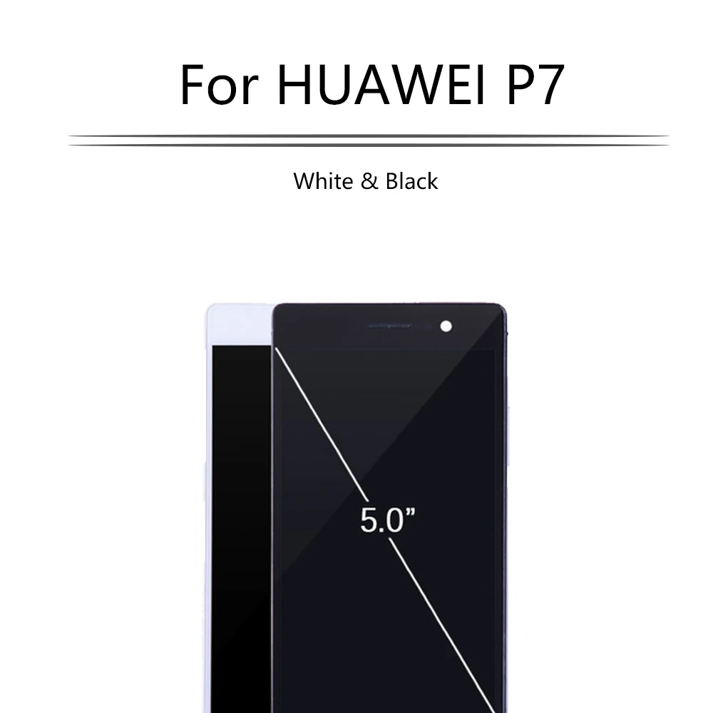 Оригинальный 5 0 &quotдля HUAWEI P7 ЖК дисплей сенсорный экран дигитайзер для сборки