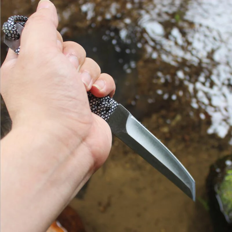 

8.46'' Fixed Blade Hunting Knife Survival Tactical Knife with Sheath Small Straight Knives For Self-defense Outdoor Camping Tool