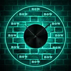 Настенные часы Time Is Now, декоративные, 7 цветов светильник, современные