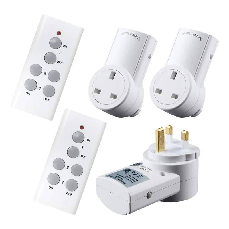 Универсальная Розетка стандарта Великобритании 230 В 10 А беспроводная