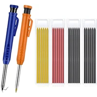 solid carpenter pencil 2 carpenter pencils 24 mechanical pencil refill construction woodworking marker for architect
