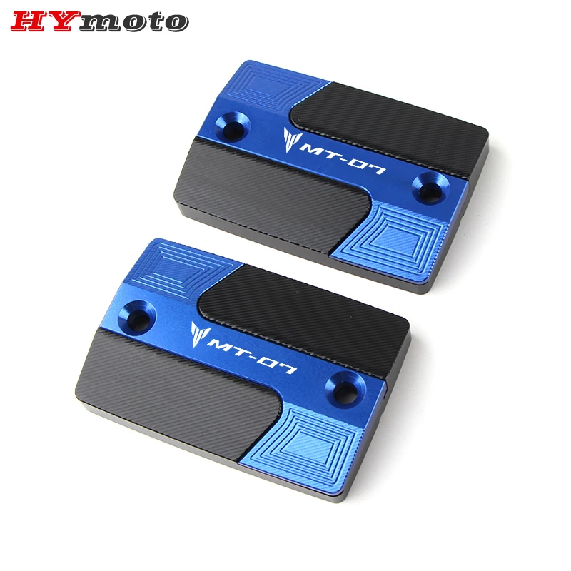 

For YAMAHA MT07 MT 07 High Quality New Design Motorcycle Accessories CNC Front Brake Fluid Fuel Reservoir Tank Cap Cover