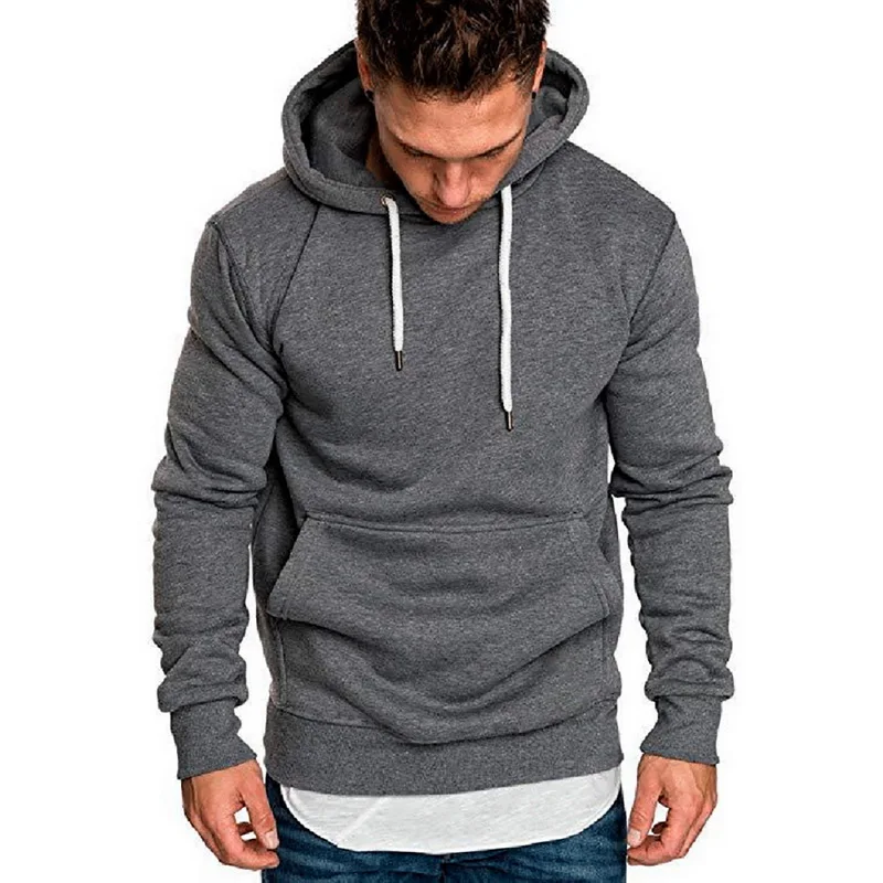 Style 2-Gray CALOFE, мужской тренировочный свитер, камуфляжные пуловеры, для тренажерного зала, фитнеса, мужские свитера для бега, с карманами, военные толстовки с капюшоном - Цвет: Style 2-Gray