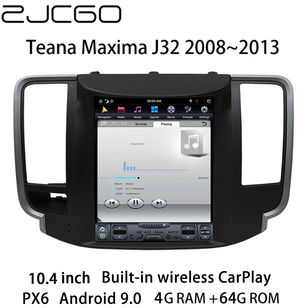ZJCGO автомобильный мультимедийный плеер стерео GPS Радио Навигация Android экран для