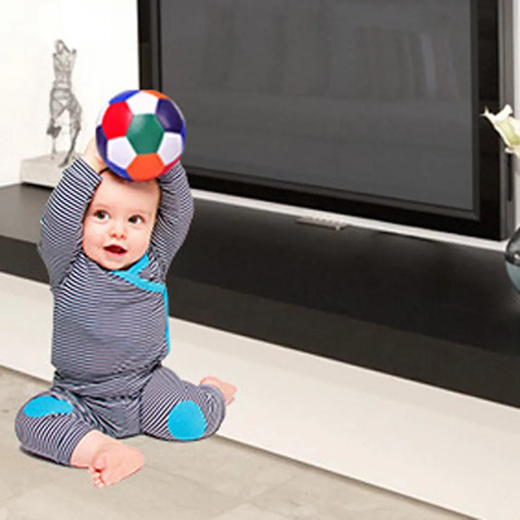 Детский разноцветный баскетбольный мяч мягкий мини-мяч для игры в футбол