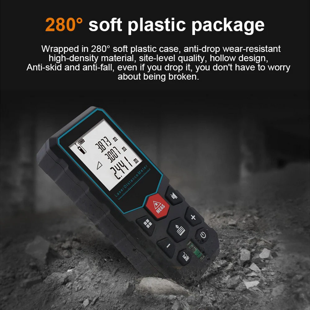 Электронный лазерный дальномер измеритель расстояния 40/60/80 м | Инструменты