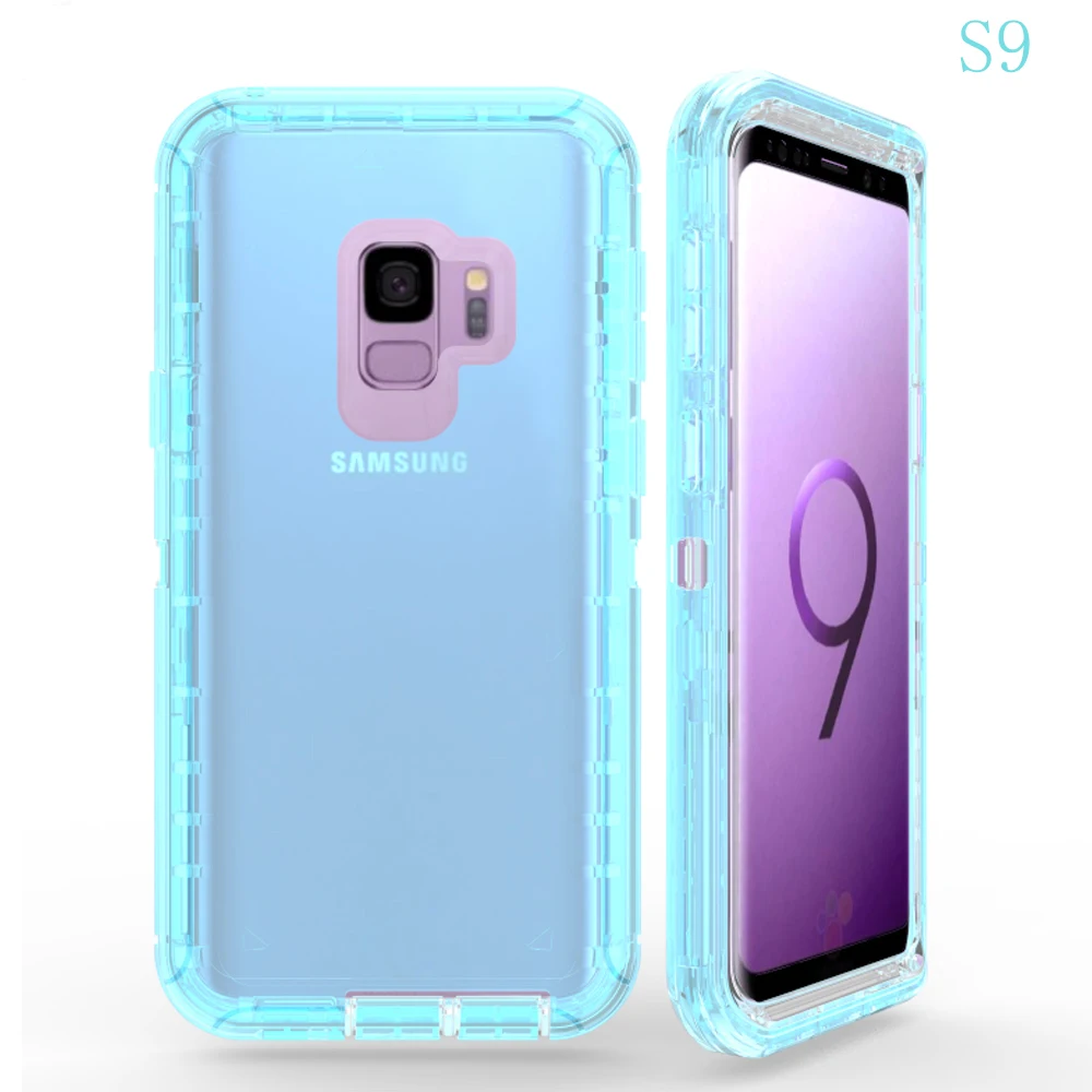 Three Prevention Cover For Samsung Note 10 S10 Lite S8 S9 Plus Transparent Robot Case Galaxy S7 edge | Мобильные телефоны и