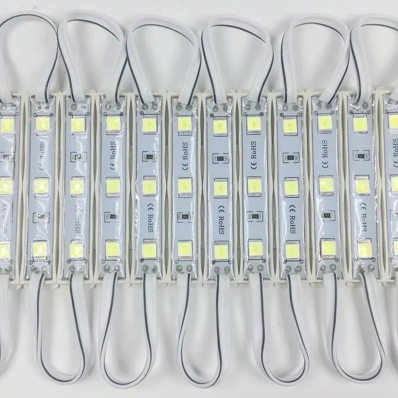 2000 шт./лот светодиодный модуль 5054 3 светодиода 12 В постоянного тока