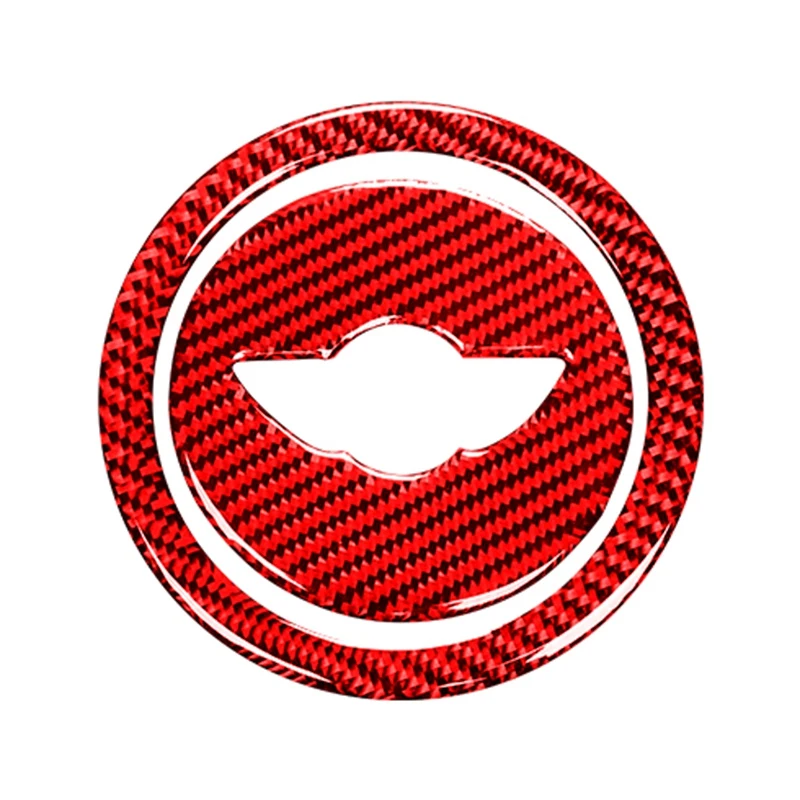

Carbon Fiber Steering Wheel Cover Kit Trim Stickers Frame Decal for Mini Cooper R55 R56 R60 R61 Accessories