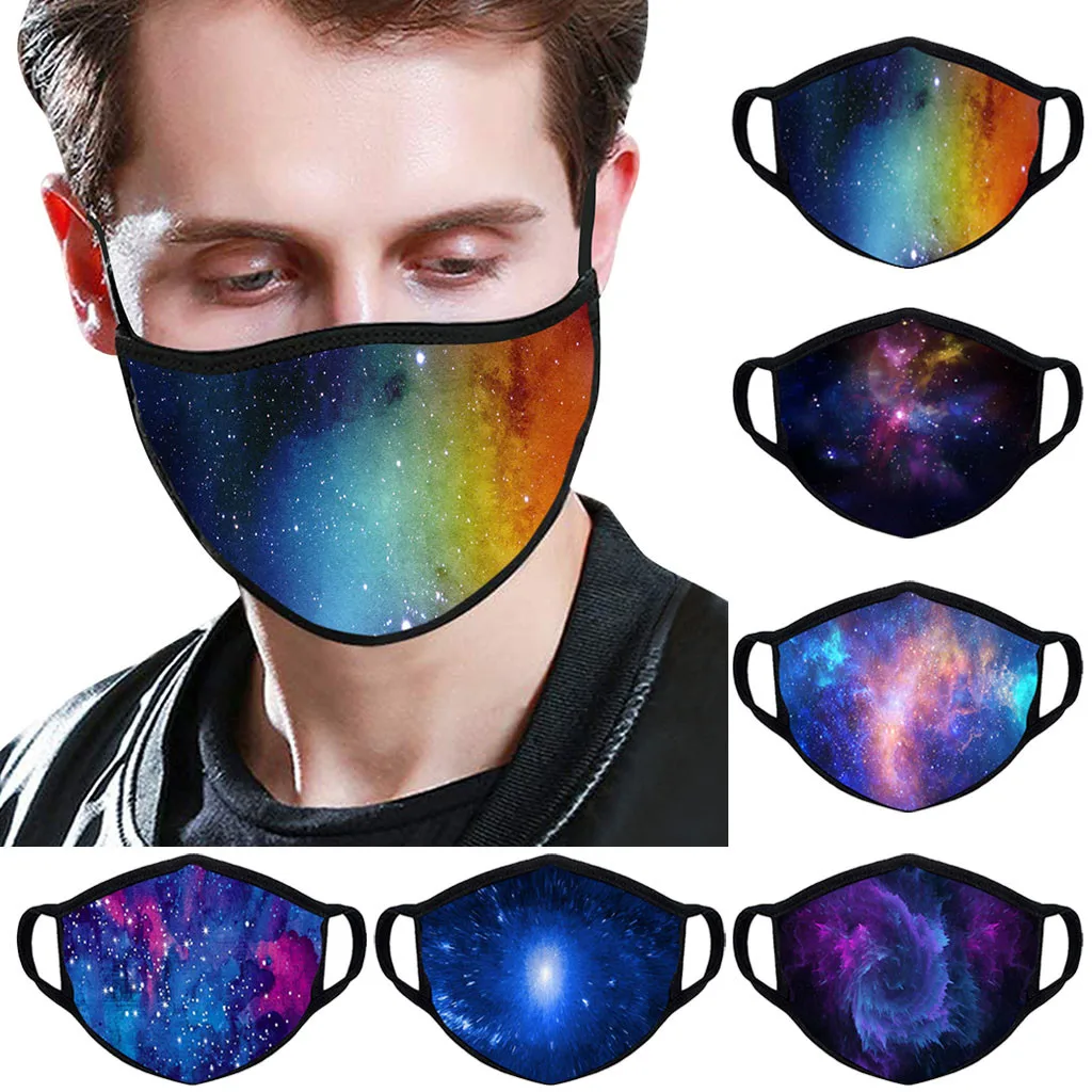 В наличии унисекс маска от пыли с принтом из хлопка Pm2.5 ветрозащитная защита для