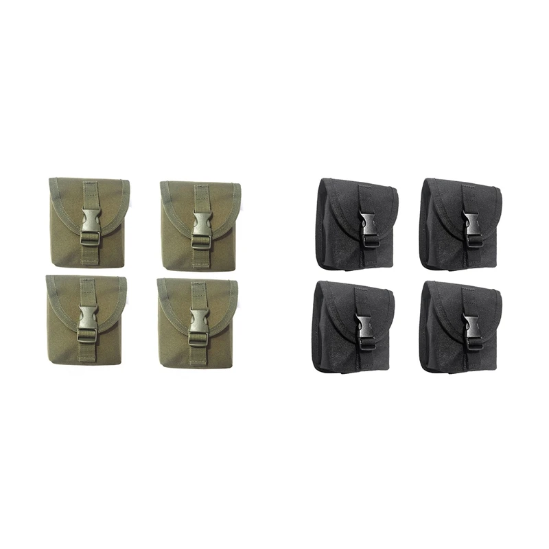 

4Pcs Nylon Scuba Diving Counter Weight Pocket Pouch With Quick Release Buckle Ballast Weight Pouch For Diving
