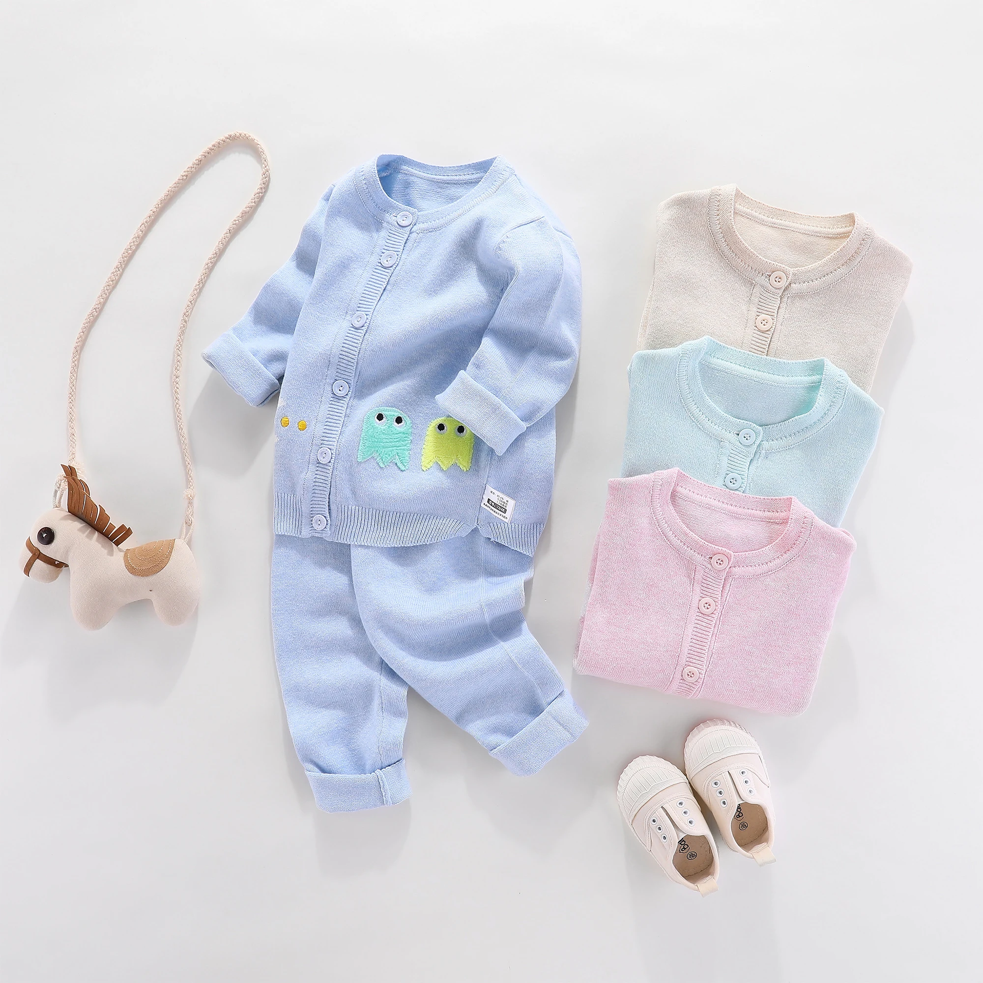 Детский хлопковый осенне-зимний свитер |