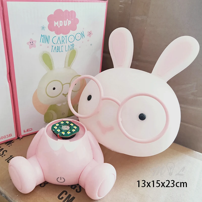 Светодиодный ночсветильник в виде милых мультяшных животных для детской комнаты