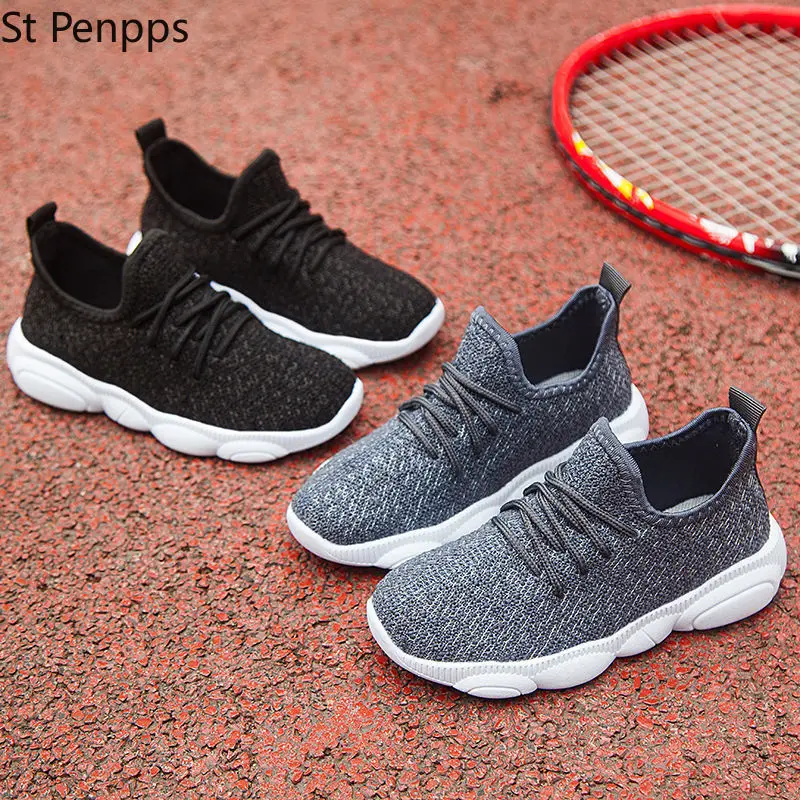 

Air Mesh Sneakers Kids Summer Trainer Shoes Big Boys Girls Breathable Slip On Sneakers Teenage Student Tenis Sport Shoes