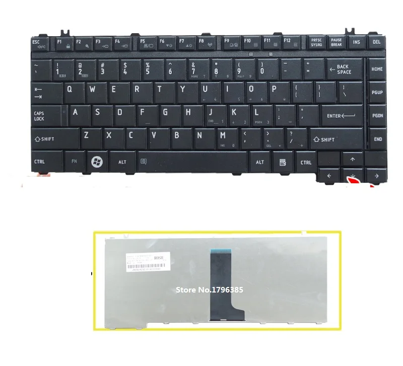 

SSEA New US Keyboard for Toshiba Satellite A200 A205 A210 A215 A300 A305 A305D A350 A350D A355 M300 M200 M305