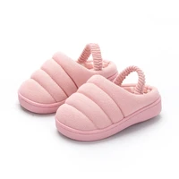 ulknn kids home slippers winter 2021 candy color childrens cotton indoor shoes for baby boys girls first walkers non slip