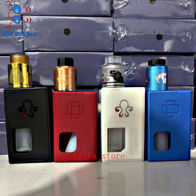 

Vape Squonk Box Pulse 90 X mod BF Box Mod Vape With 8ml Squonk Bottle Electronic Cigarette Vape VS THC Thunder Storm BF Box mod