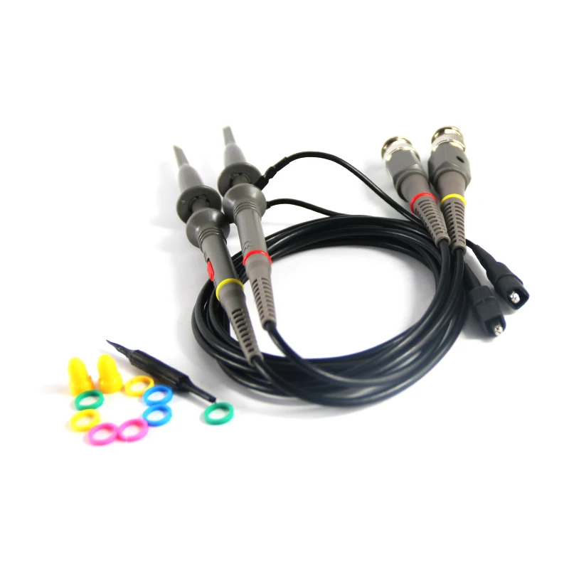 

2 Pcs Digital Oscilloscope Probe P6100 Test Leads X1 X10 DC-100Mhz Osciloscopio Scope Clip Probe For Tektronix HP